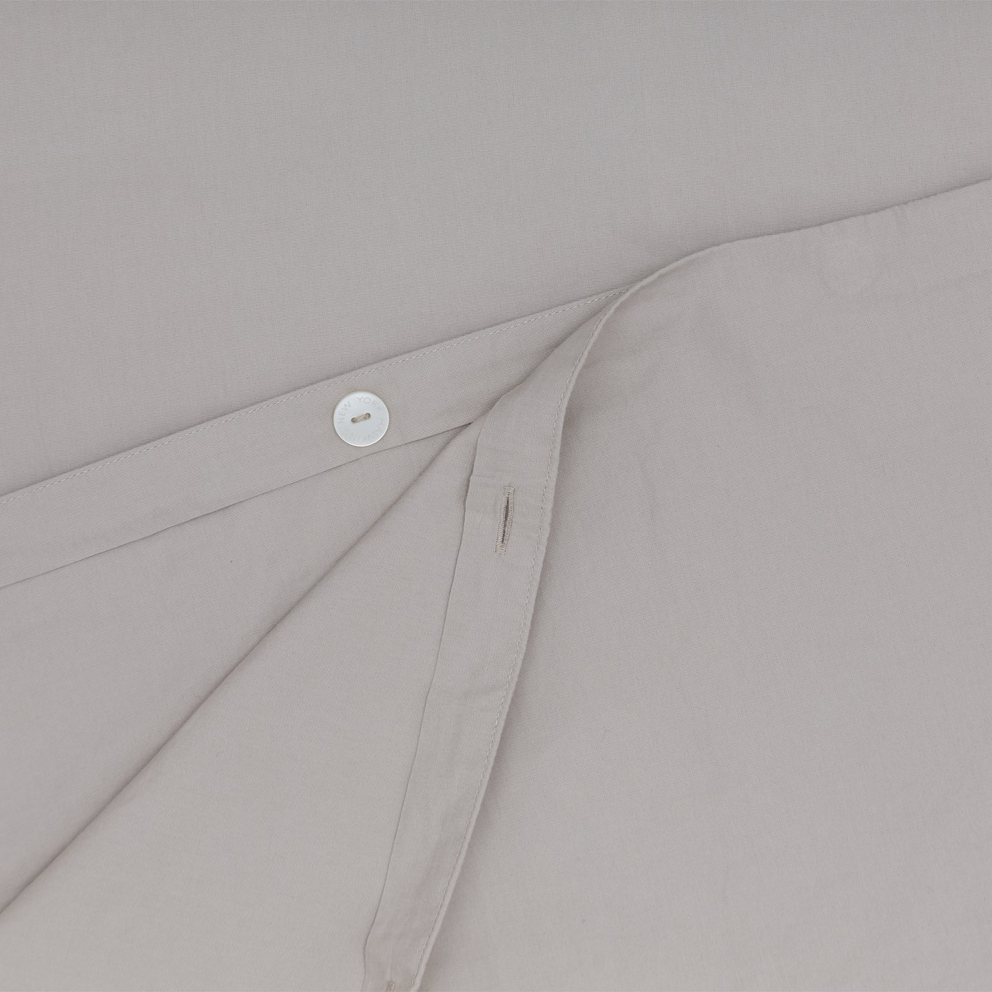 Essential Percale Duvet - Light Grey